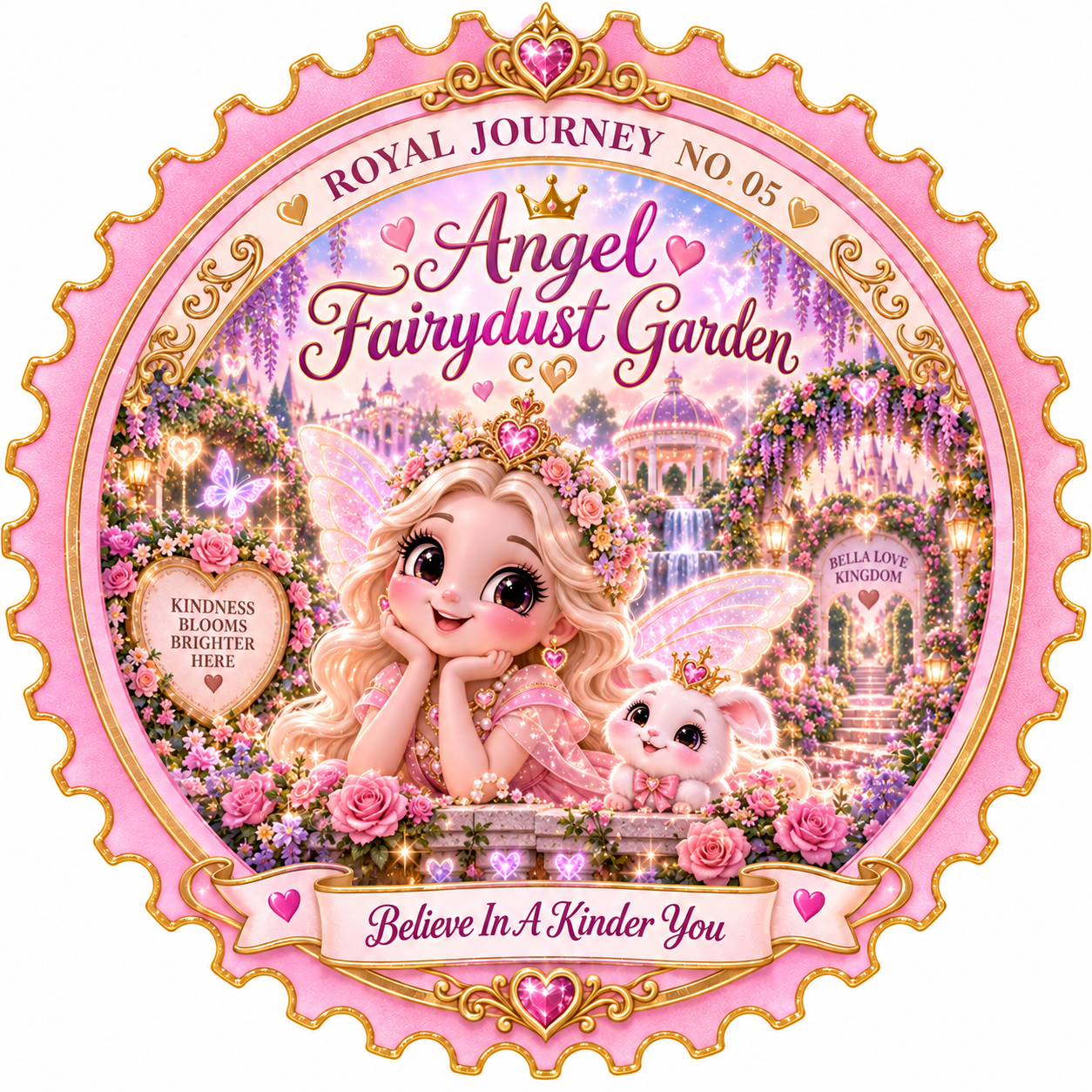 Angel Fairydust Garden stamp