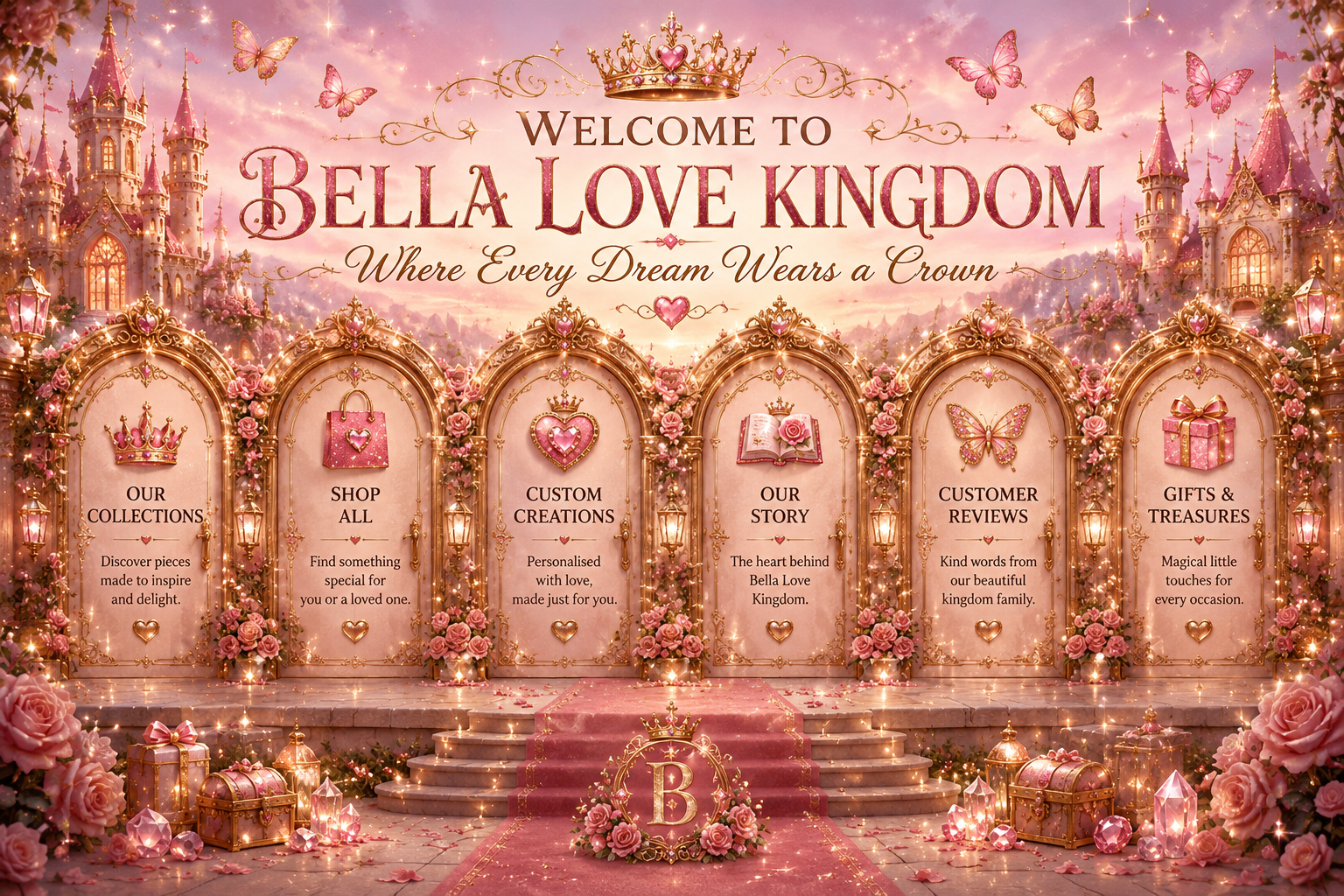Welcome to Bella Love Kingdom — Where Every Dream Wears a Crown