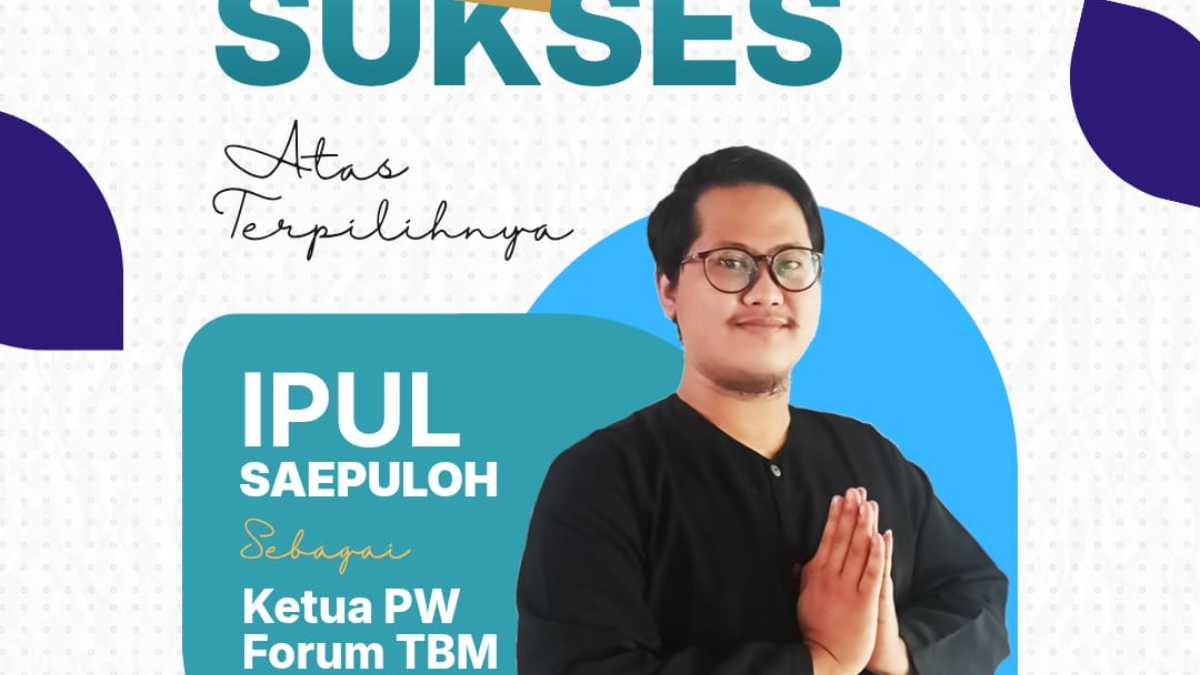 Ipul Saepuloh Nahkodai Forum TBM Jawa Barat, Bawa Visi Jabar Ngabret