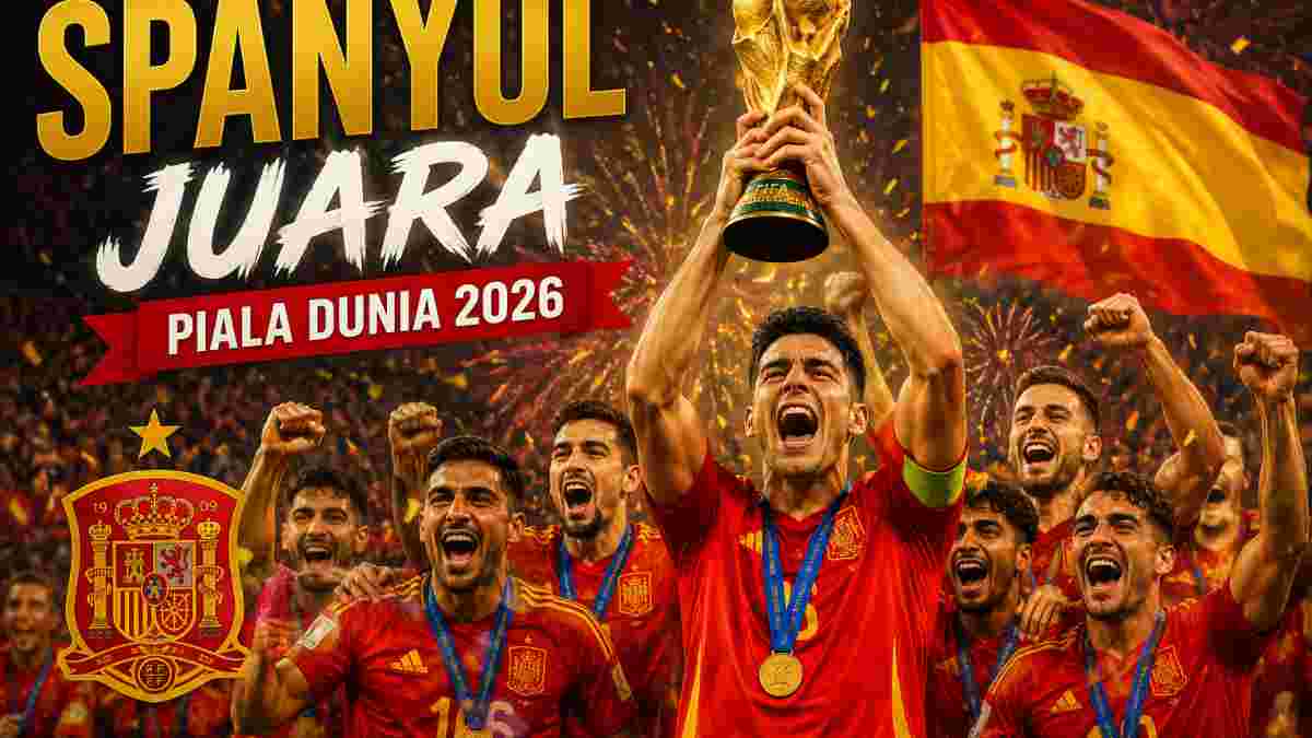 Spanyol Juara Piala Dunia 2026, Taklukkan Argentina 1-0 Lewat Gol F. Torres di Extra Time