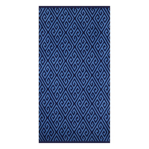 ΠΕΤΣΕΤΑ 4074 ΜΠΛΕ ΜΕΑΝΔΡΟ ΖΑΚΑΡ 86x160cm 590gr