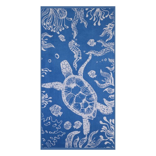 Beach HORIZON WHITE Velvet Towel 86x160cm Beach HORIZON WHITE Velvet Towel 86x160cm
