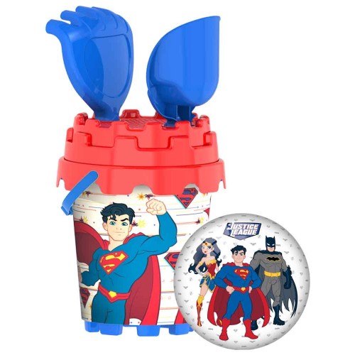 ΚΟΥΒΑΔΑΚΙ 2404 ΜΕ ΜΠΑΛΑ JUSTICE LEAGUE 14cm  WB-C-1716-DC