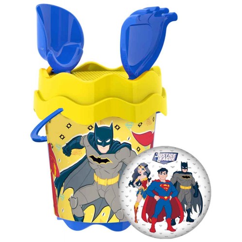 ΚΟΥΒΑΔΑΚΙ 2403 ΜΕ ΜΠΑΛΑ JUSTICE LEAGUE 17cm  WB-W-1808-DC