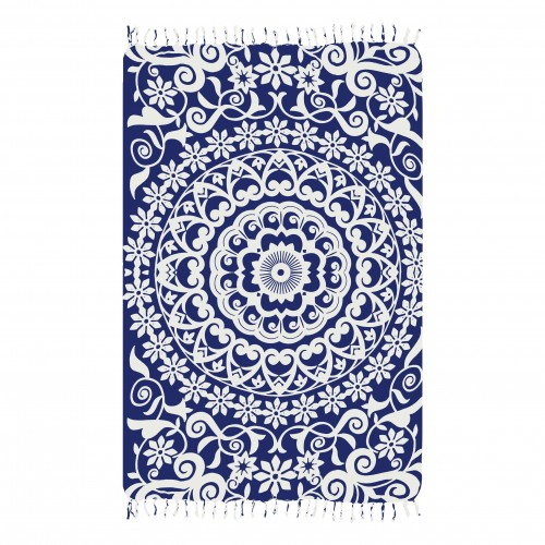 ΠΑΡΕΟ 102606 AMARA NAVY BLUE 185x115cm ΚΡΟΣΣΙ 100%RAYON 250GR