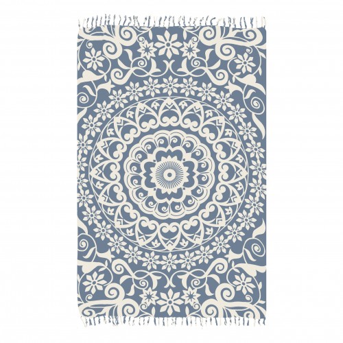 ΠΑΡΕΟ 102607 AMARA GREY 185x115cm ΚΡΟΣΣΙ 100%RAYON 250GR