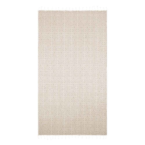 ΠΕΤΣΕΤΑ 29173 ΜΕΑΝΔΡΟΣ ΜΠΕΖ ΧΑΜΑΜ 90x180cm(5Τ) 100%COTTON 350gr