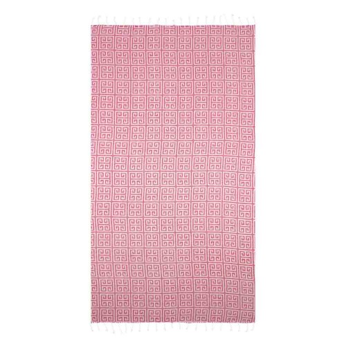 ΠΕΤΣΕΤΑ 29174 ΜΕΑΝΔΡΟΣ ΡΟΖ ΧΑΜΑΜ 90x180cm(5Τ) 100%COTTON 350gr
