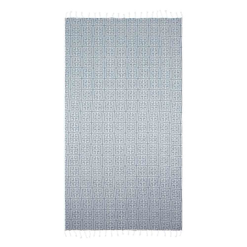 ΠΕΤΣΕΤΑ 29177 ΜΕΑΝΔΡΟΣ ΜΠΛΕ DENIM ΧΑΜΑΜ 90x180cm(5Τ) 100%COTTON 350gr