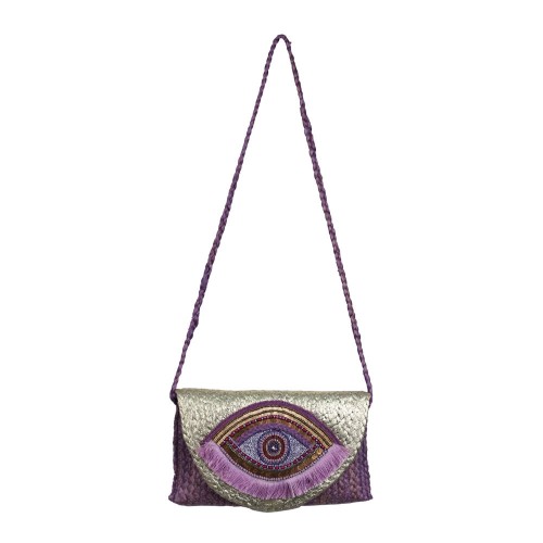 ΤΣΑΝΤΑ ΦΑΚΕΛΟΣ 29331 JUTE 100% MATI 33x22cm ΜΕ ΚΟΥΜΠΩΜΑ BG-01-1379 GOLD/NATURAL