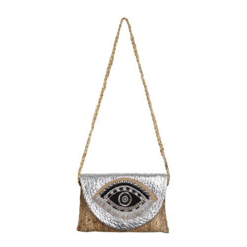 ΤΣΑΝΤΑ ΦΑΚΕΛΟΣ 29336 JUTE 100% MATI 33x22cm ΜΕ ΚΟΥΜΠΩΜΑ BG-01-1479