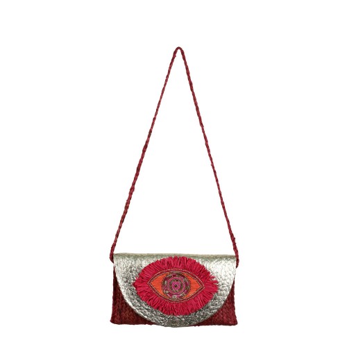 ΤΣΑΝΤΑ ΦΑΚΕΛΟΣ 29337 JUTE 100% MATI 33x22cm ΜΕ ΚΟΥΜΠΩΜΑ BG-01-1732