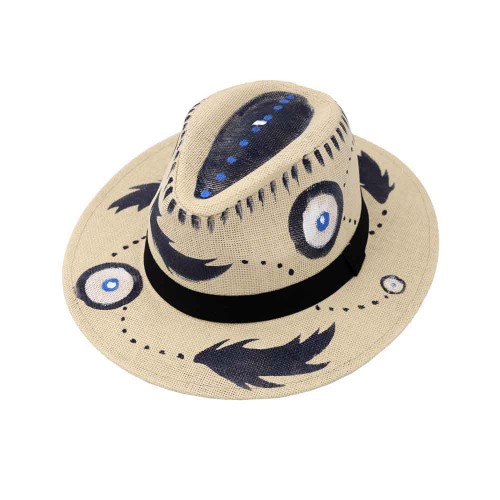Straw hat 4 Designs 58cm Adjustable