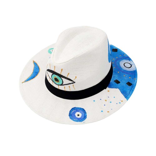 Straw hat 4 Designs 58cm Adjustable