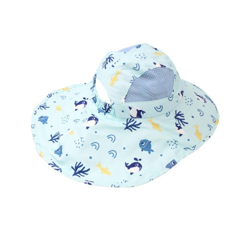Bucket Hat Kids With Sun Protection 1 Design size 53cm