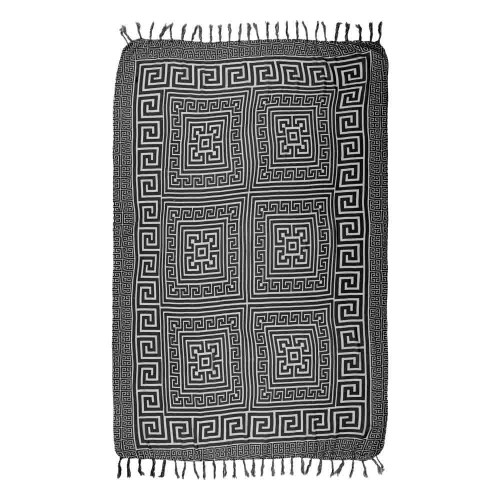 ΠΑΡΕΟ 30000 BLACK-WHITE 185x115cm KΡΟΣΣΙ 100%RAYON  250GR