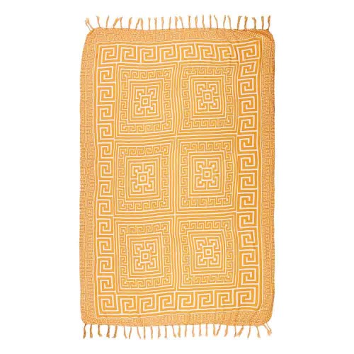 ΠΑΡΕΟ 30001 YELLOW-WHITE 185x115cm KΡΟΣΣΙ 100%RAYON  250GR