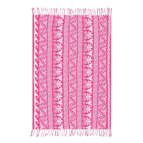 ΠΑΡΕΟ 30006 PINK-WHITE 185x115cm KΡΟΣΣΙ 100%RAYON  250GR