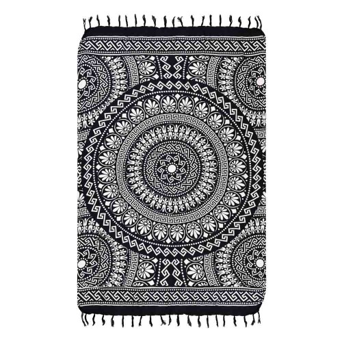 ΠΑΡΕΟ 30029 BLACK-WHITE 185x115cm KΡΟΣΣΙ 100%RAYON  250GR