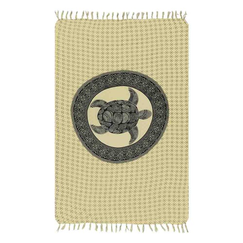 ΠΑΡΕΟ 30050 CREAM-BLACK 185x115cm KΡΟΣΣΙ 100%RAYON  250GR ΧΕΛΩΝΑ