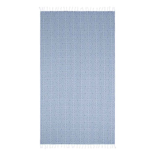 ΠΕΤΣΕΤΑ 29190 ΜΕΑΝΔΡΟΣ ΓΑΛΑΖΙΟ ΧΑΜΑΜ 90x180cm(5Τ) 100%COTTON 350gr