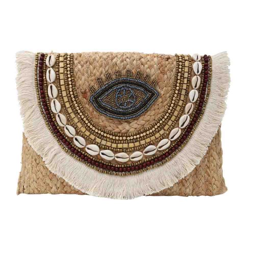 ΤΣΑΝΤΑ ΦΑΚΕΛΟΣ 30123 JUTE MATI 33x23cm ΜΕ ΚΟΥΜΠΩΜΑ BA PC4058