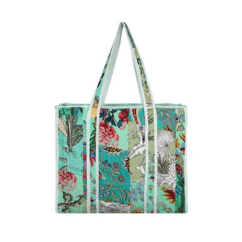 ΤΣΑΝΤΑ 30141 ΚΑΠΙΤΟΝΕ 44x40x13cm 100%COTTON ΜΕ ΦΕΡΜΟΥΑΡ