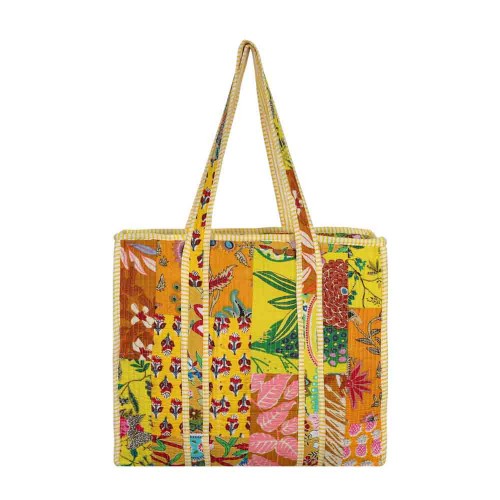 ΤΣΑΝΤΑ 30142 ΚΑΠΙΤΟΝΕ 44x40x13cm 100%COTTON ΜΕ ΦΕΡΜΟΥΑΡ