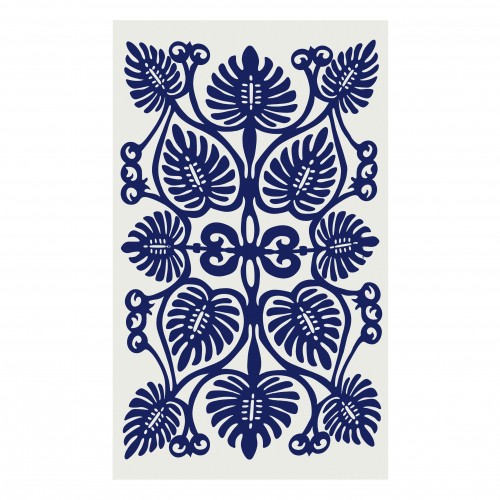 ΠΑΡΕΟ 102603 ANTHOS NAVY BLUE 185x115cm 100%RAYON 250GR