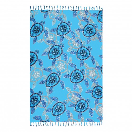 ΠΑΡΕΟ 102626 TORTUGA TRIBE BLUE 185x115cm ΚΡΟΣΣΙ 100%RAYON 250GR