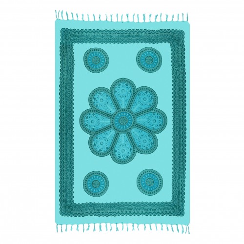 ΠΑΡΕΟ 102635 MANDALA MINT GREEN 185x115cm ΚΡΟΣΣΙ 100%RAYON 250GR
