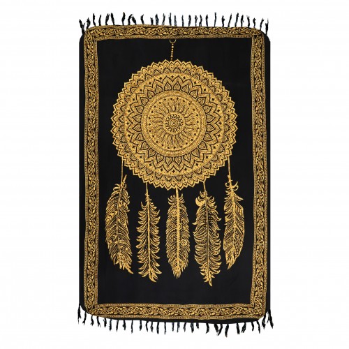 ΠΑΡΕΟ 102637 DREAMCATCHER BLACK 185x115cm ΚΡΟΣΣΙ 100%RAYON 250GR