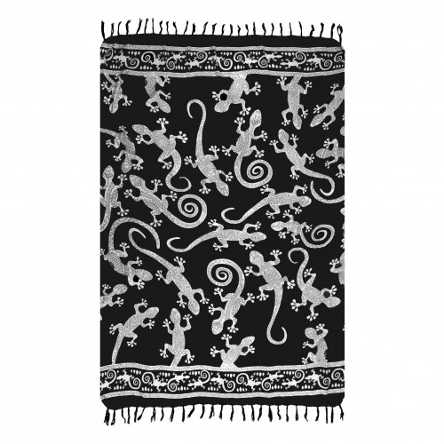 ΠΑΡΕΟ 102643 LIZARD BLACK 185x115cm ΚΡΟΣΣΙ 100%RAYON 250GR