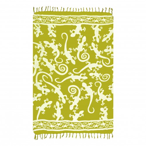 ΠΑΡΕΟ 102645 LIZARD NEON GREEN 185x115cm ΚΡΟΣΣΙ 100%RAYON 250GR