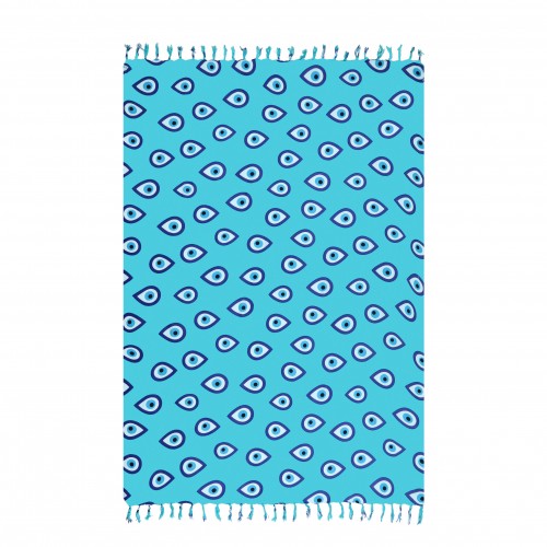 ΠΑΡΕΟ 102655 GEORGIA GREEK EYE MINT GREEN 185x115cm ΚΡΟΣΣΙ 100%RAYON 250GR