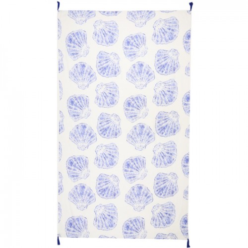 ΠΑΡΕΟ 102677 SEASIDE SHELLS (5Τ) 100x180cm 100%COTTON ΠΑΡΕΟ 102677 SEASIDE SHELLS (5Τ) 100x180cm 100%COTTON