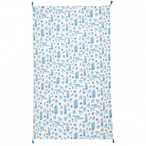 ΠΑΡΕΟ 102672 LITTLE FISHES (5T) 100x180cm 100%COTTON ΠΑΡΕΟ 102672 LITTLE FISHES (5T) 100x180cm 100%COTTON