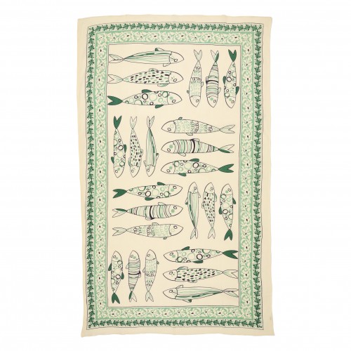 ΠΑΡΕΟ 1026117 FISH JOURNEY 100x180cm 100%COTTON ΠΑΡΕΟ 1026117 FISH JOURNEY 100x180cm 100%COTTON