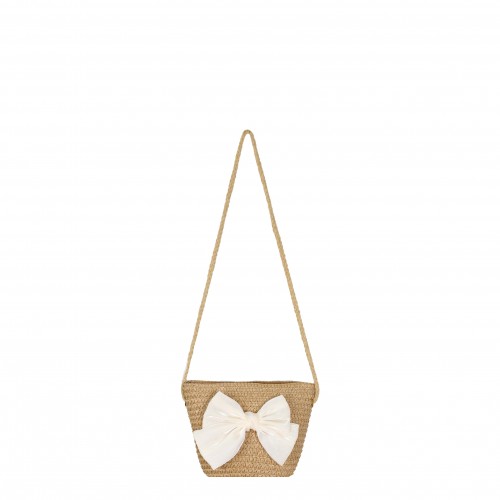 Straw Bag Kid Bow Straw Bag Kid Bow