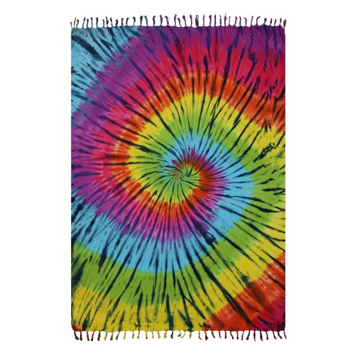 ΠΑΡΕΟ 26006 TIE-DYE ΠΟΛΥΧΡ.ΣΚΟΥΡΟ 120x180 ΚΡΟΣΣΙ 100% RAYON  SPIRAL