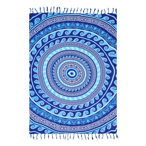 ΠΑΡΕΟ 27029 MANDALA ΤΥΡΚΟΥΑΖ 115x185cm KΡΟΣΣΙ 100% RAYON  250GR