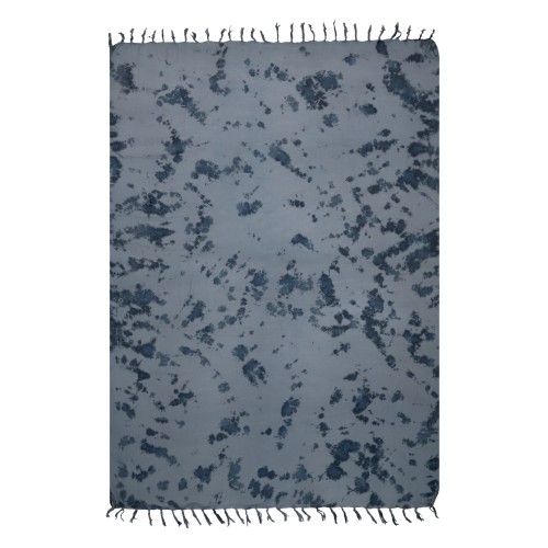 ΠΑΡΕΟ 27066 TIE-DYE ΜΑΥΡΟ-ΓΚΡΙ ΚΡΟΣΣΙ 120x180cm 100% RAYON