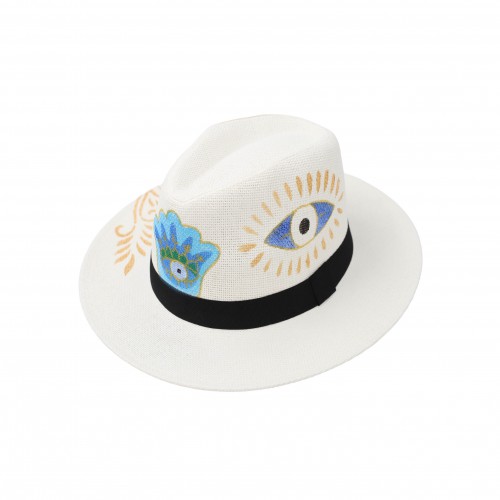 Straw hat 3 Designs 58cm Adjustable