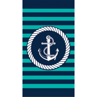 Towel Anchor, Aquablue
