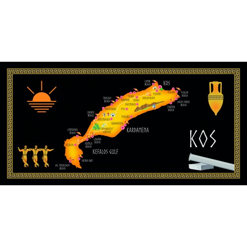 ΠΕΤΣΕΤΑ 2111 KOS ΧΑΡΤΗΣ 76x152 ΜΑΥΡΗ 300gr