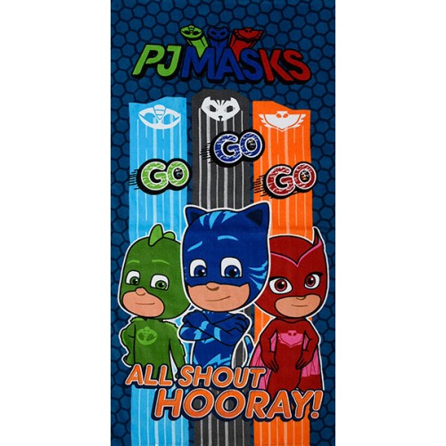 ΠΕΤΣΕΤΑ PJ62051 PJ MASKS HOORAY 100%ΒΑΜ.ΘΑΛ.70Χ140cm 6ΣΧΕΔΙΑ