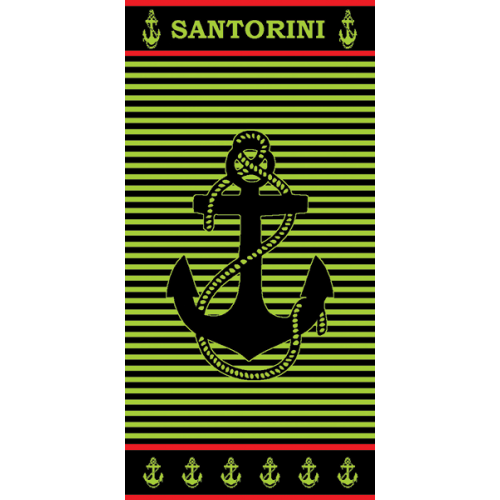 ΠΕΤΣΕΤΑ 4042S ΑΓΚΥΡΑ SANTORINI ΡΙΓΕΣ ΖΑΚΑΡ 86x160cm
