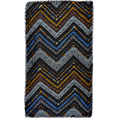 ΠΕΤΣΕΤΑ 25109 ΠΑΡΕΟ 4ΠΛ.POM-POM 90x170 ΖΙΓΚ ΖΑΓΚ