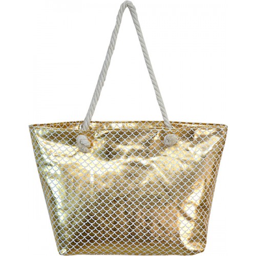 ΤΣΑΝΤΑ 25483 ΘΑΛ.ΛΕΠΙΑ 58*37*18cm 2ΧΡ.ΧΡΥΣΟ-ΑΣΗΜΙ