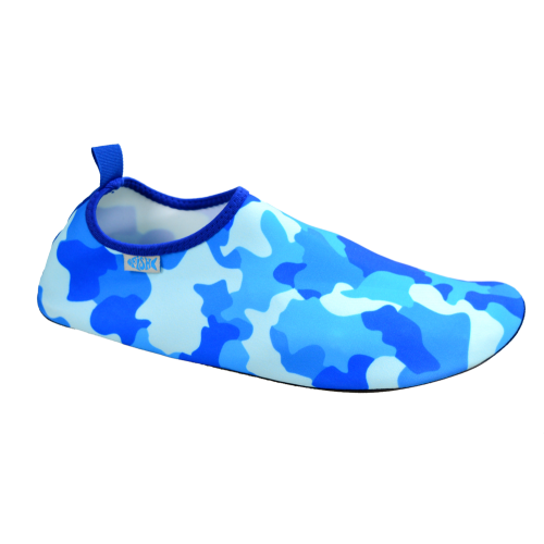 Beach Shoes Mens Blue Camouflage